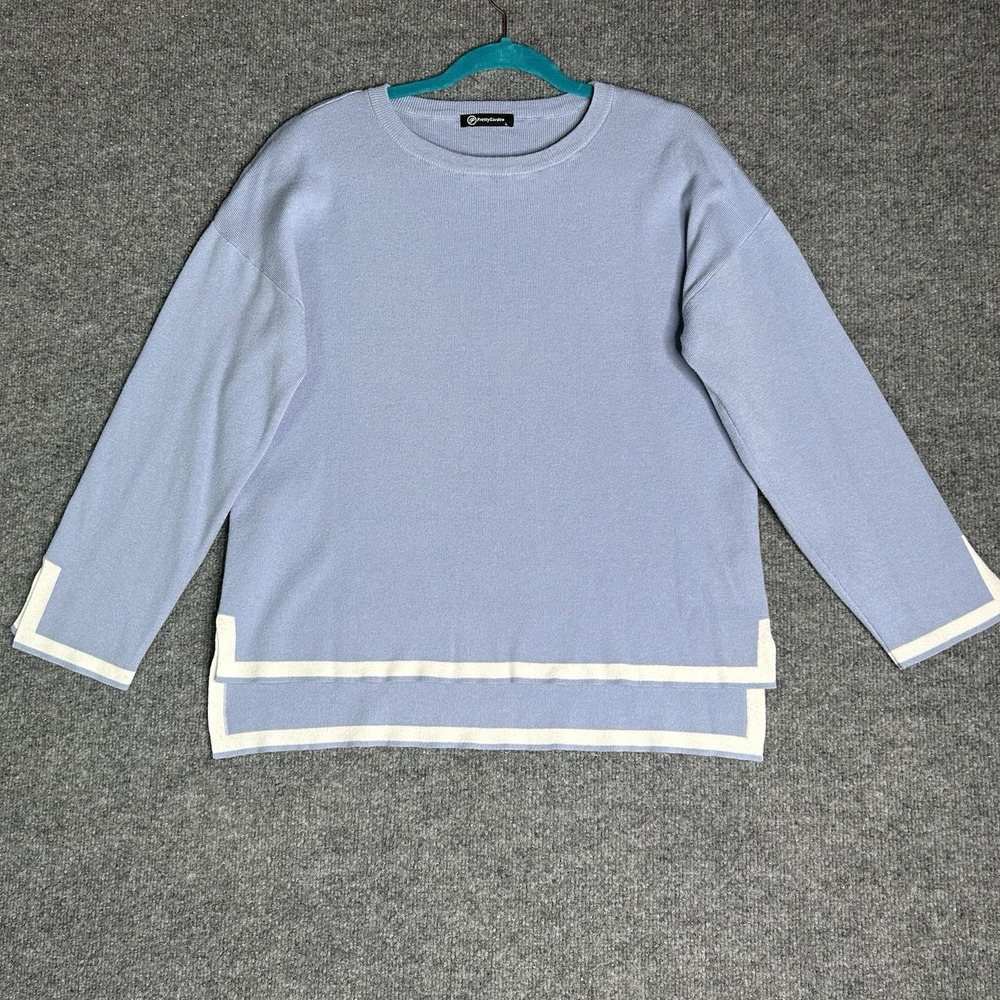 Pretty Garden 2 Piece Set Sweater Long Sleeve Wide Leg Pants Size‎ Large Knit